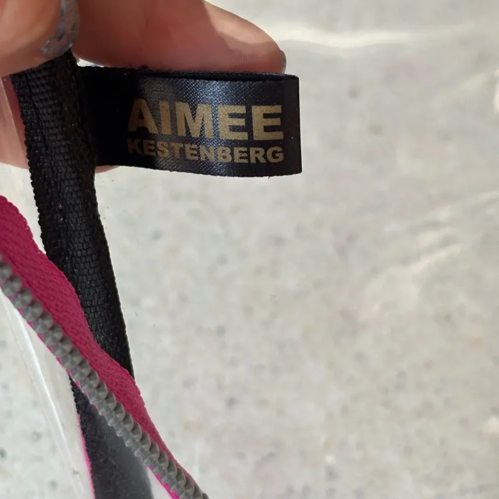 Aimee Kestenberg Cosmetic Bag with Bold Trim